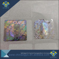 One time used hologram sticker with rainbow color